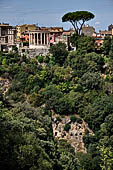 Tivoli, vedute del tempio della Sibilla Tiburtina.